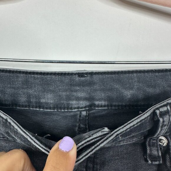 2/$30 Topshop High Rise Jeans Washed Black W28 #9323 - Picture 4 of 8